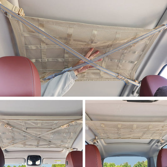 Upgrade Car Ceiling Cargo Net Pocket