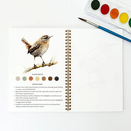 🖼️Beginner-Friendly💕 Watercolor Workbook