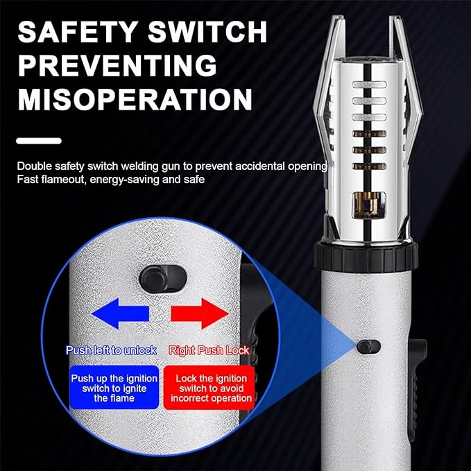 Camping Outdoor Windproof Straight Flame Lighter