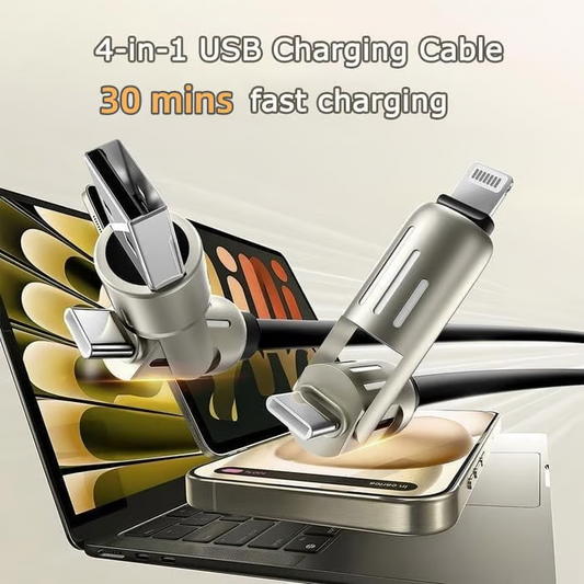 4-in-1 USB Charging Cable Fast Charging
