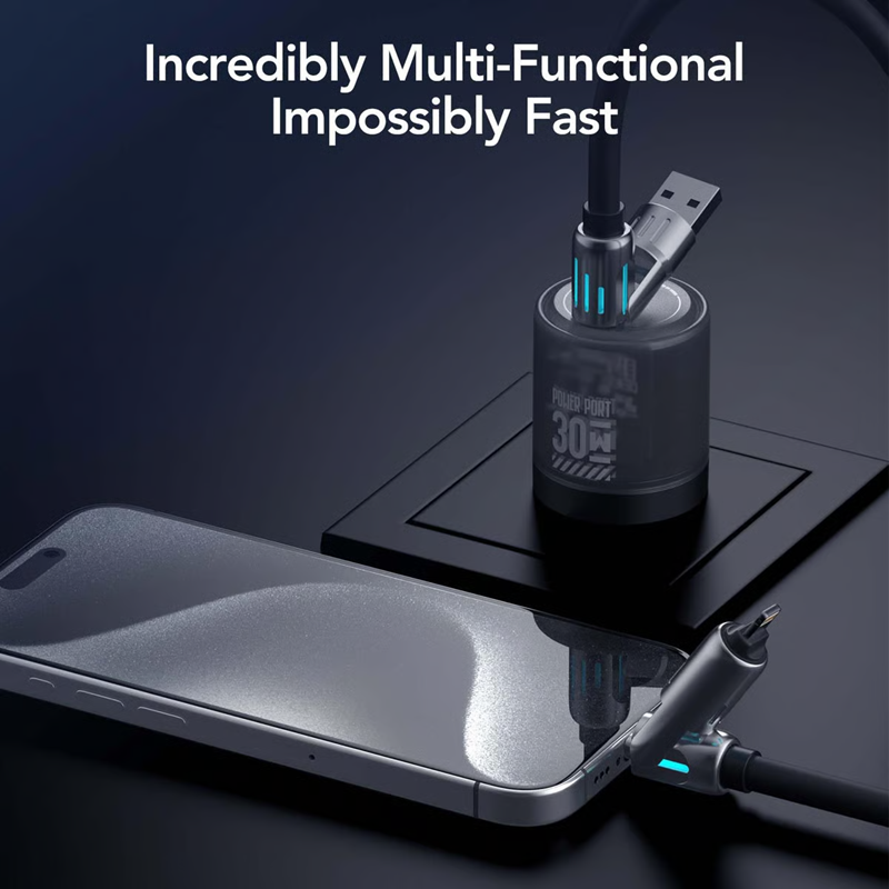 4-in-1 USB Charging Cable Fast Charging