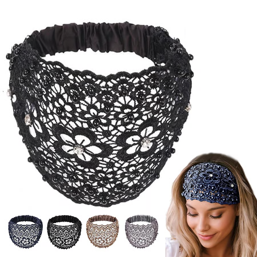 Bohemian Elastic Hollow Rhinestone Headband