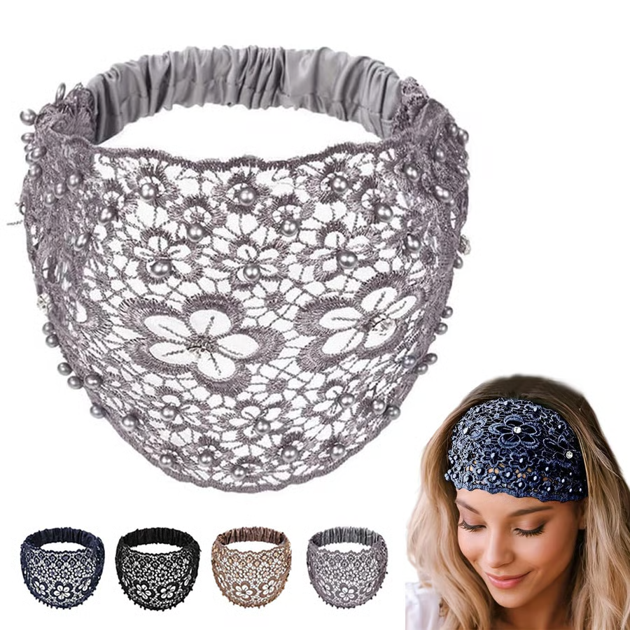 Bohemian Elastic Hollow Rhinestone Headband