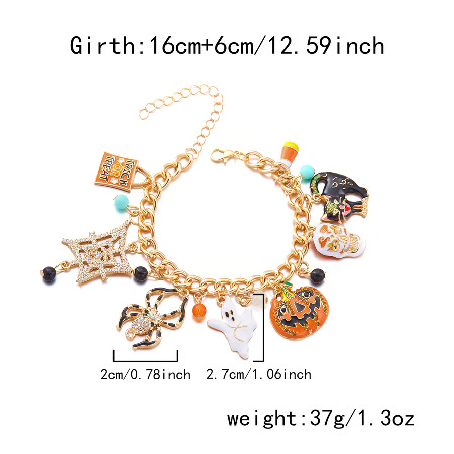 2025 Halloween-Themed Alloy Jewelry