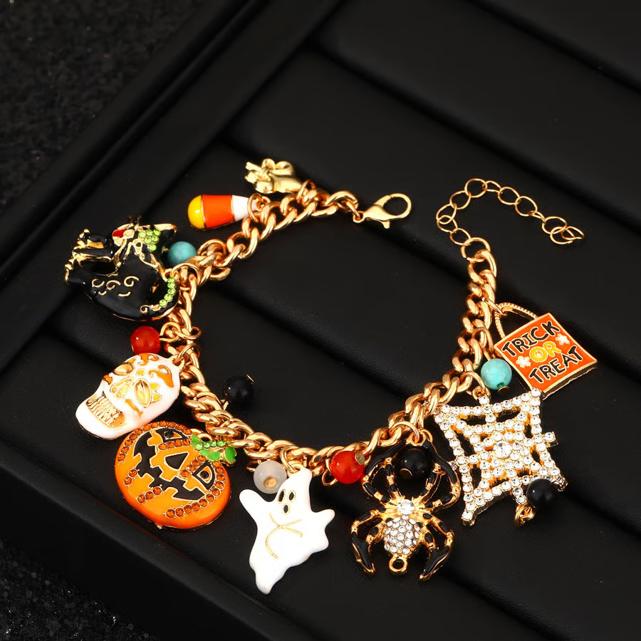 2025 Halloween-Themed Alloy Jewelry