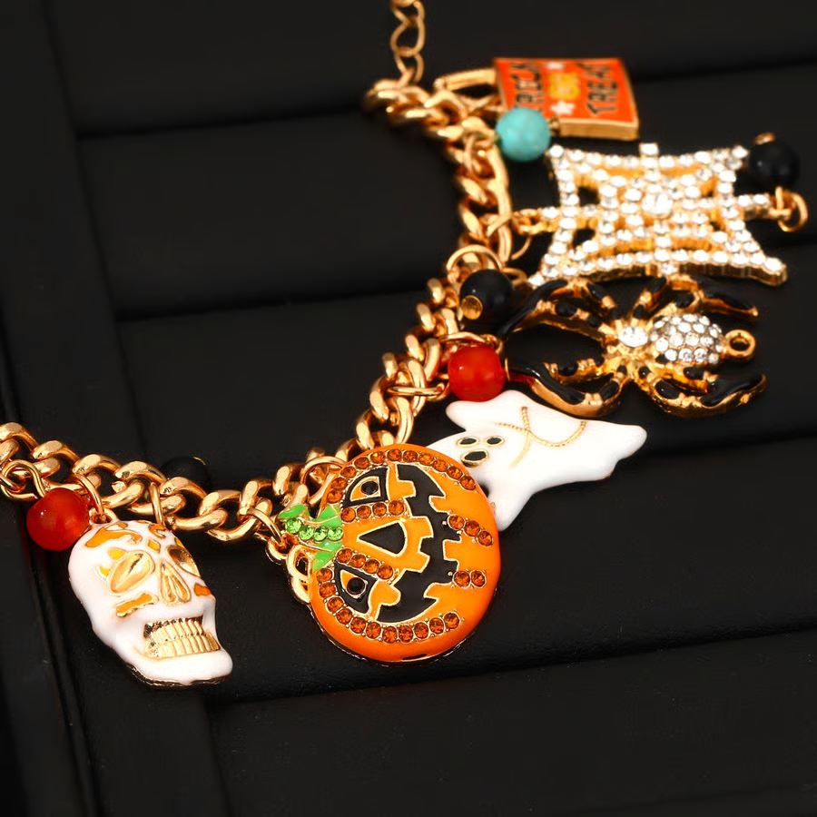 2025 Halloween-Themed Alloy Jewelry