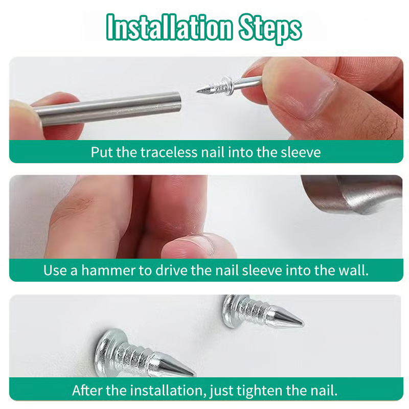 Last Day 49% OFF 🔥Double Head Skirting Thread Seamless Nail