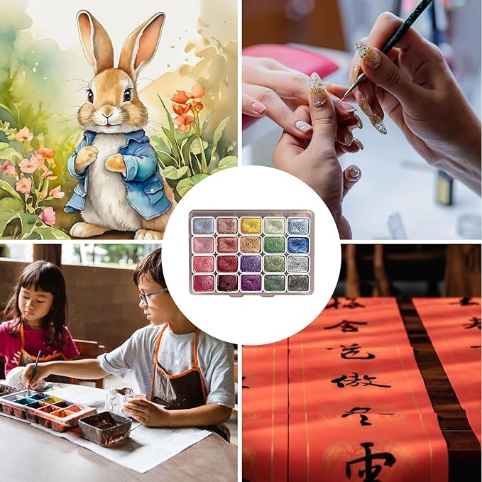 ๐2025 Pigment Sales Champion-Starry Night Pearl Watercolor Paint