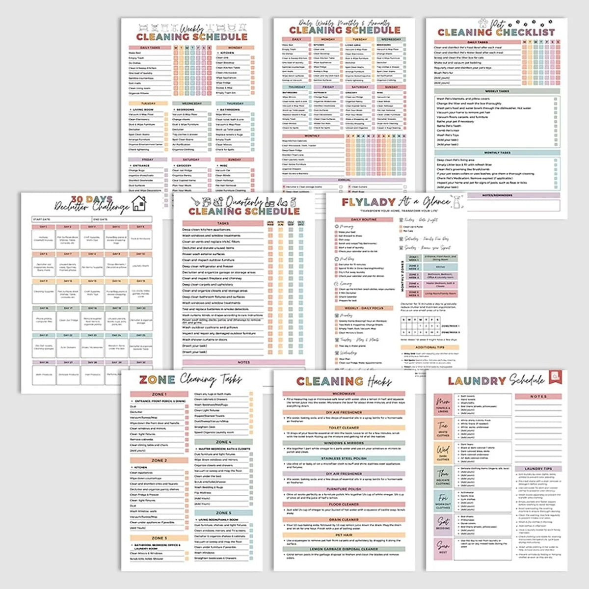 💕Cleaning & Organizing Toolkit
