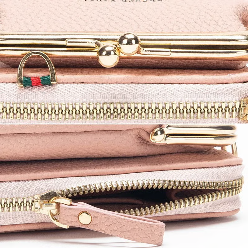 Women Sling Cross-Body Wallet with Mobile Cell Phone Holder