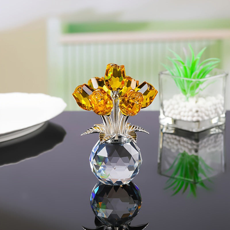🎁Last Day 49% OFF 🌹Everlasting Crystal Rose Flower Figurine – A Timeless Gift for Mom