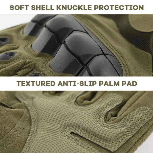 Last Day 49% OFF🔥Tactical Full Finger Gloves with Soft Knuckle Protection
