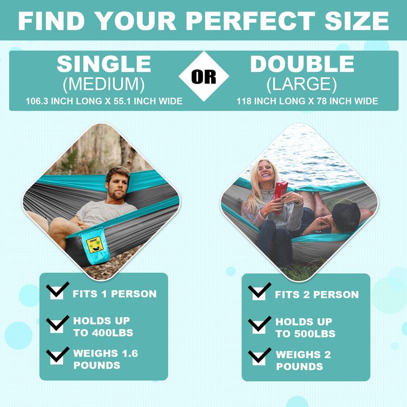 š„Lightweight Travel Hammock