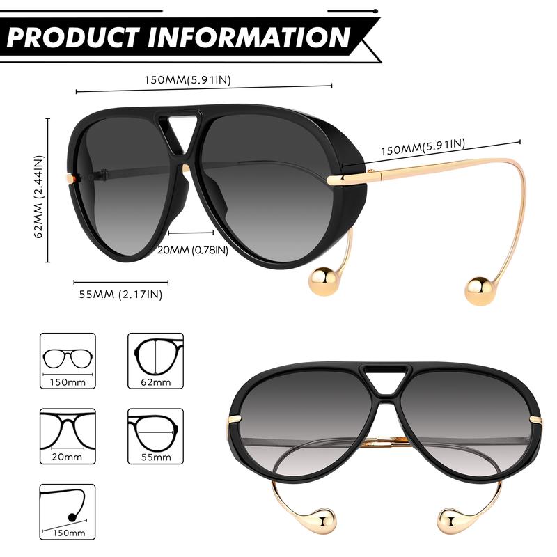 🔥Fashionable Oversized Aviator Sunglasses