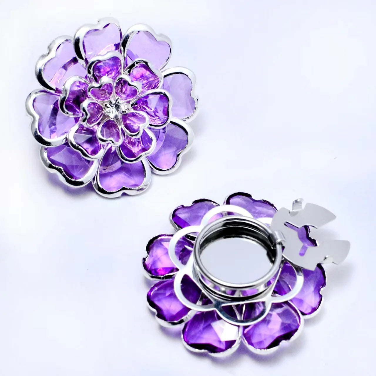 Last Day 49% OFF🔥Antique Bronze Enamel Flower Button Set🌺Subtle Detail for Shirts & Suits