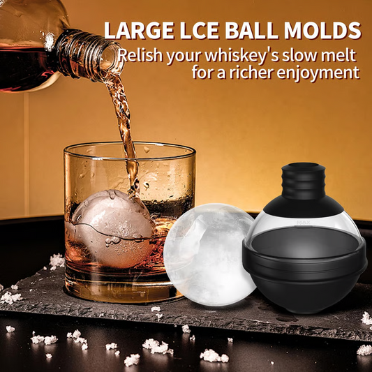 LAST DAY 49% OFF🔥Silicone Ice Ball Molds for Whiskey🥃❄️