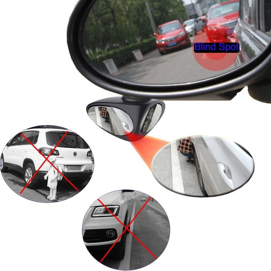 Last Day 49% OFF🔥2PCS Wide-Angle Car Blind Spot Mirrors – 360° Adjustable Safety Mirror Set