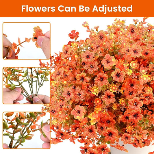 🔥On Sale🔥Artificial Fall Flowers for Outdoor Indoor Garden Home Decoration