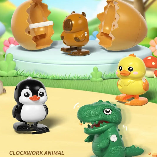 LAST DAY 49% OFF🦖 Wind-Up Jumping Dinosaur Toy – Funny Party Favor for Kids