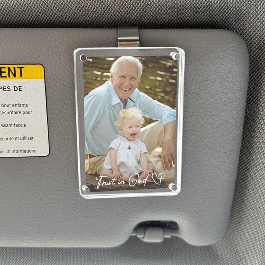 Magnetic Car Visor Photo Clip