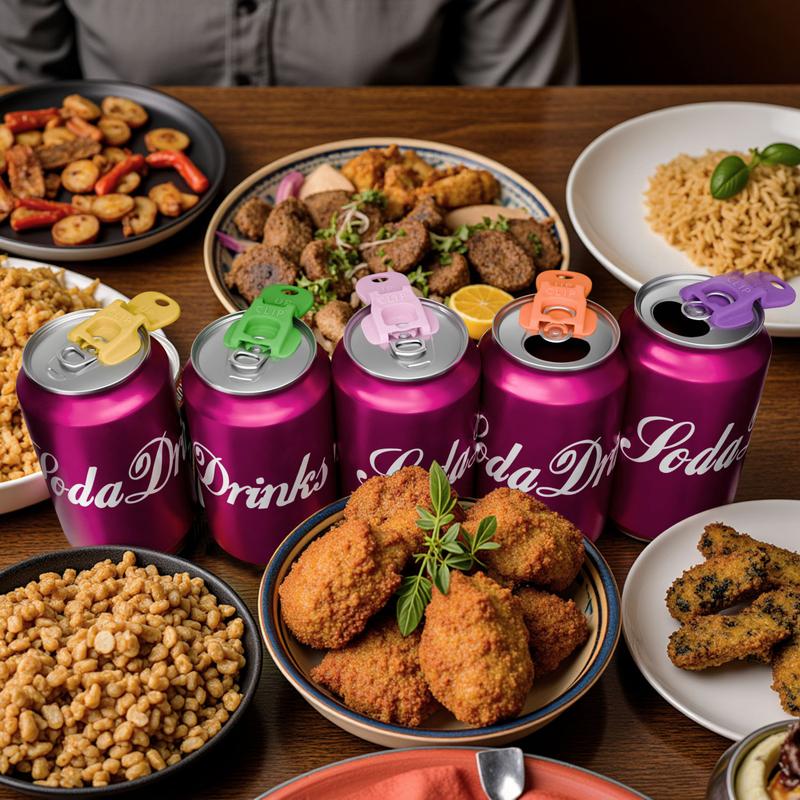 🔥6 Pack Colorful Soda Beer Can Opener
