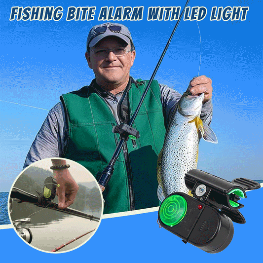Last Day 49% OFF🔥Fishing Bite Alarm with LED Light🎣
