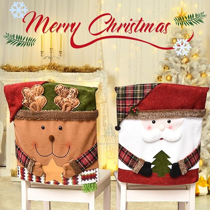 🌲Early Christmas Sale 49% OFF-🎁Cute Christmas Chair Covers 🔥