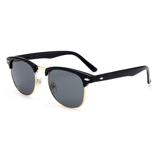 Polarized rimless sunglasses with UV 400 protection