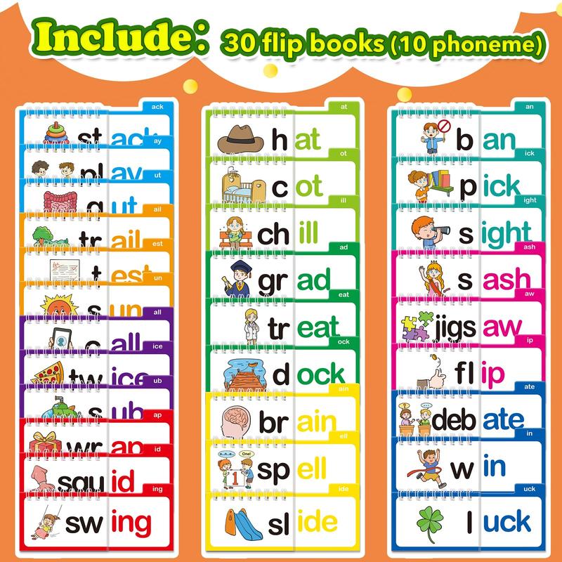 π30 Read & Rhyme Flip Books β Rhyming Words, Prefixes & Word Families