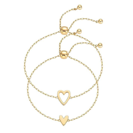 Last Day 49% OFF🔥Matching Heart Bracelets for Women