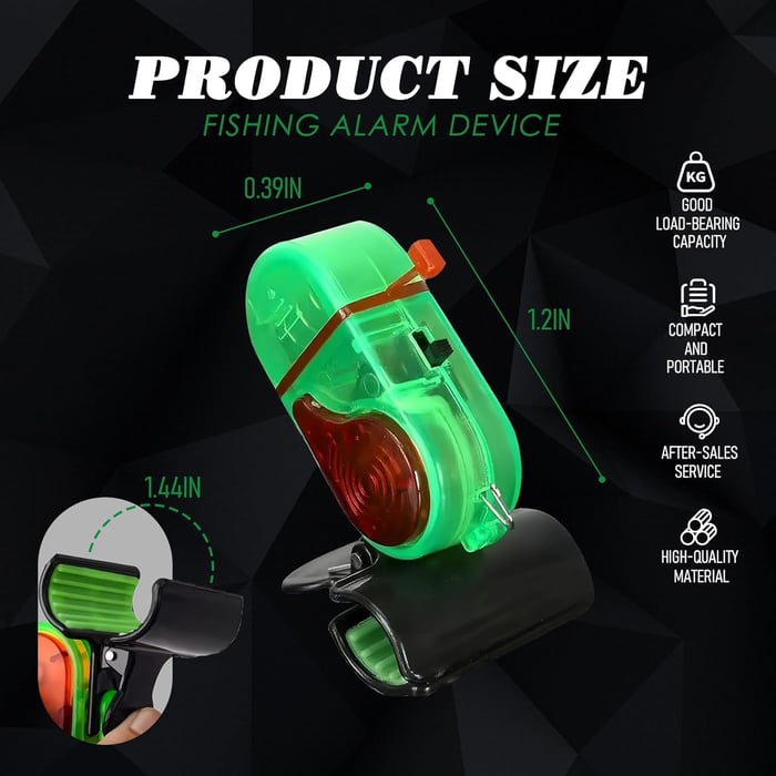 Last Day 49% OFFš„Fishing Bite Alarm with LED Lightš£