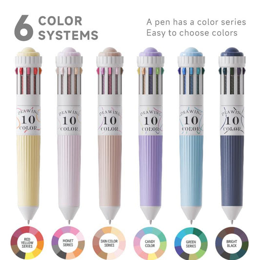 Last Day 49% OFF🔥10-in-1 Multi-Color Ballpoint Pens - 60Total Colors
