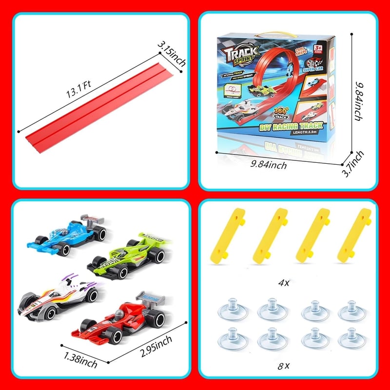 ππ 2025 Christmas Surprise Gift: DIY Flexible Racing Track Toy πβ¨
