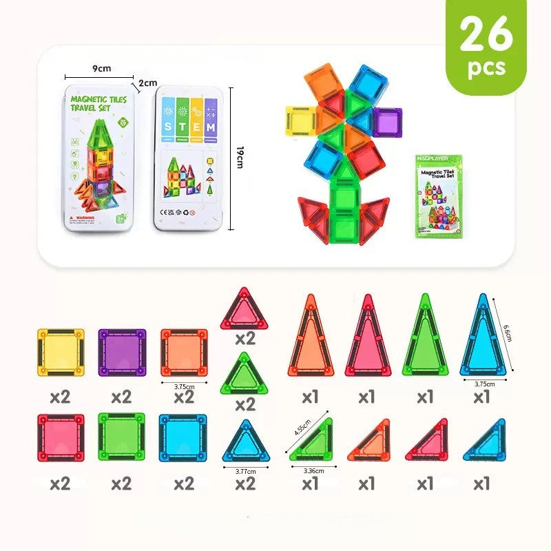 đLast Day Special 49% OFFâMini Magnetic Tiles Building Blocks