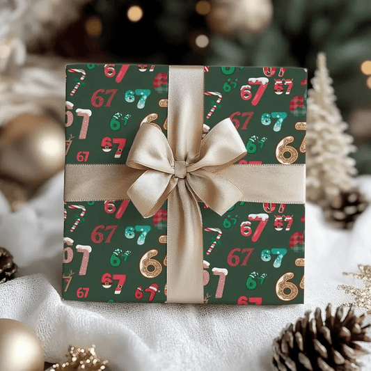 🔥LAST DAY 49% OFF🎁67 Meme Christmas Gift Wrap – Wrap Your Presents in Viral Holiday Fun 🎄Christmas Gift Wrap