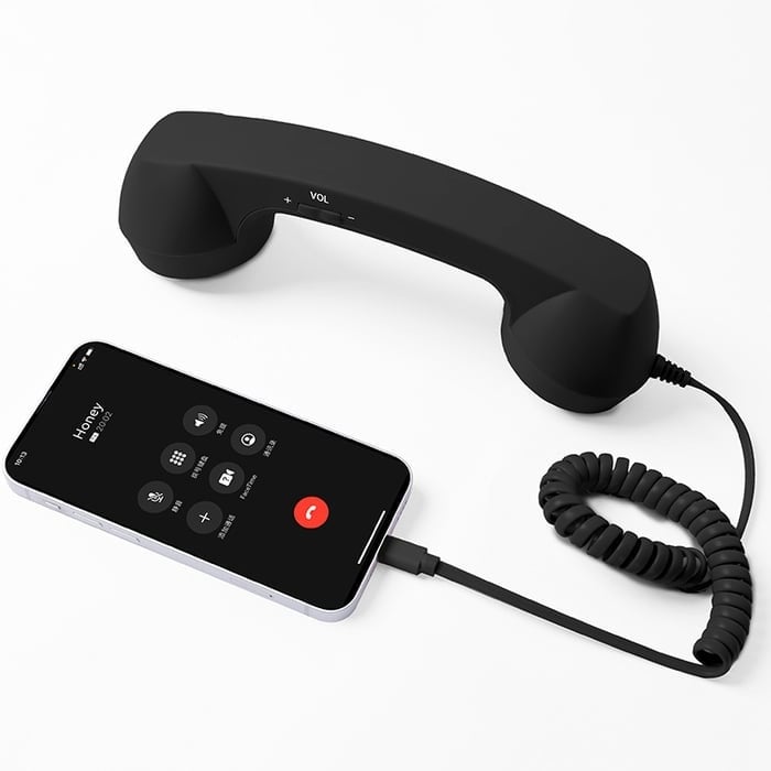 ๐ Retro Phone Handset for Type-C Phones โ Plug & Talk Vintage Receiver(49% OFF)