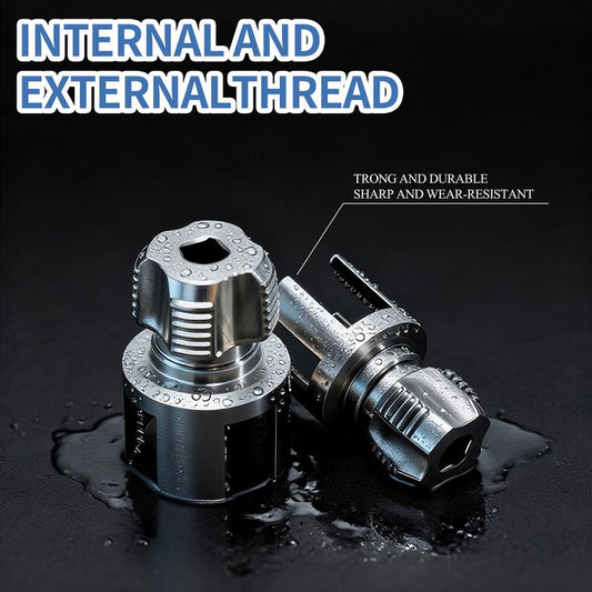 Last Day 49% OFF🔥Pipe Tapping and Threading Tool | Dual-Specification Compatible