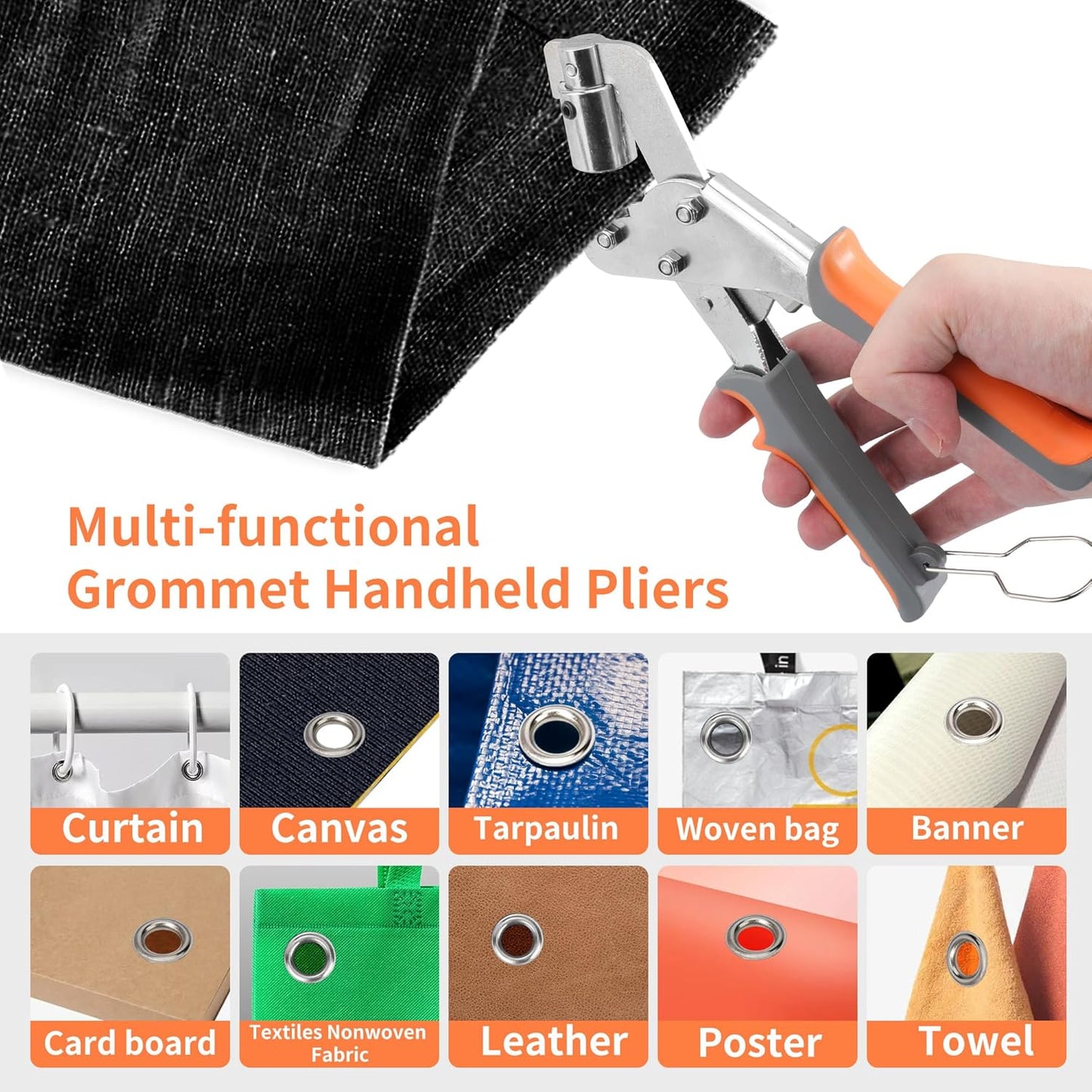🔥Heavy-Duty Professional Grommet Tool Kit