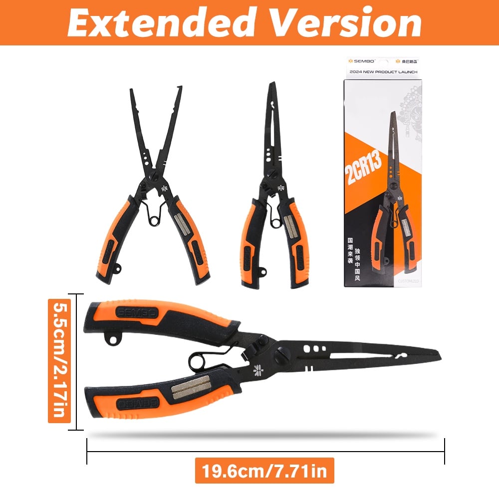 Last Day 49% OFF🔥 4-in-1 Fishing Pliers: Cut, Crimp, Remove Hooks & Open Split Rings 🎣