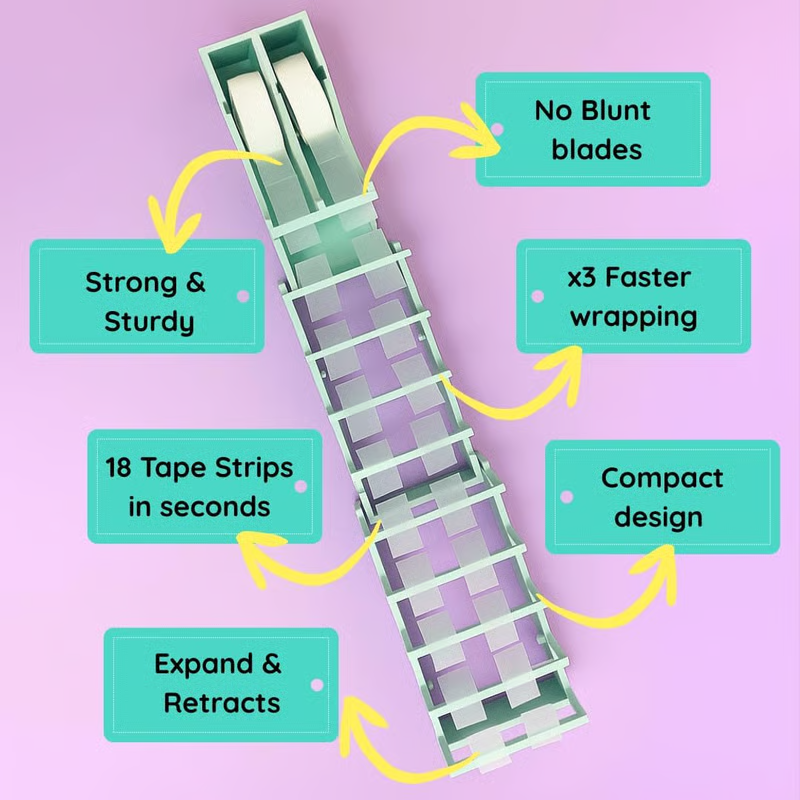 Desktop Tape Dispenser for Gift Wrapping & Crafts