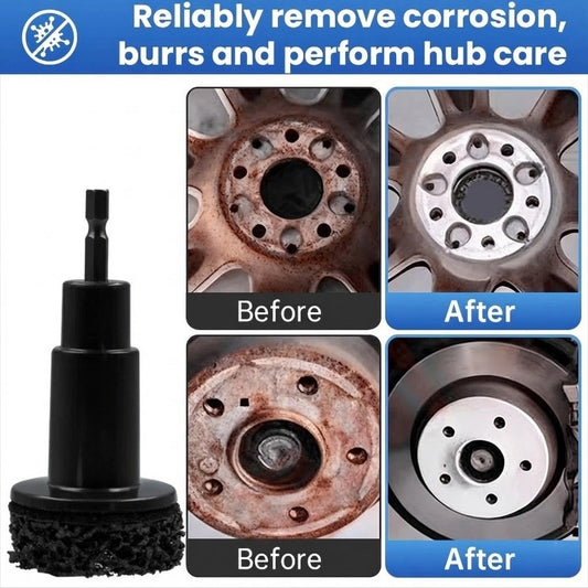 LAST DAY 49% OFF🔥Pro-Grade Wheel Hub & Stud Resurfacing Kit | Rust Removal Attachment