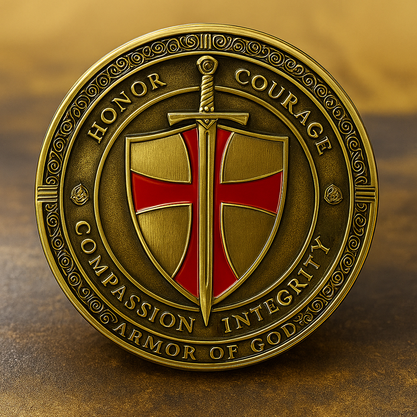 🔥Last Day 49% OFF🛡️ Templar Prayer Coin