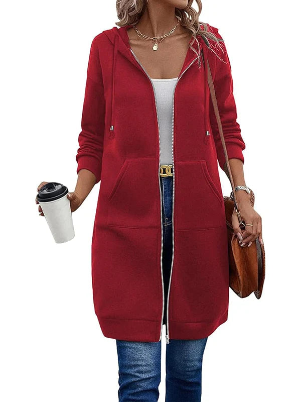 This Week Only!🔥Women Casual Zip up Fleece Hoodies