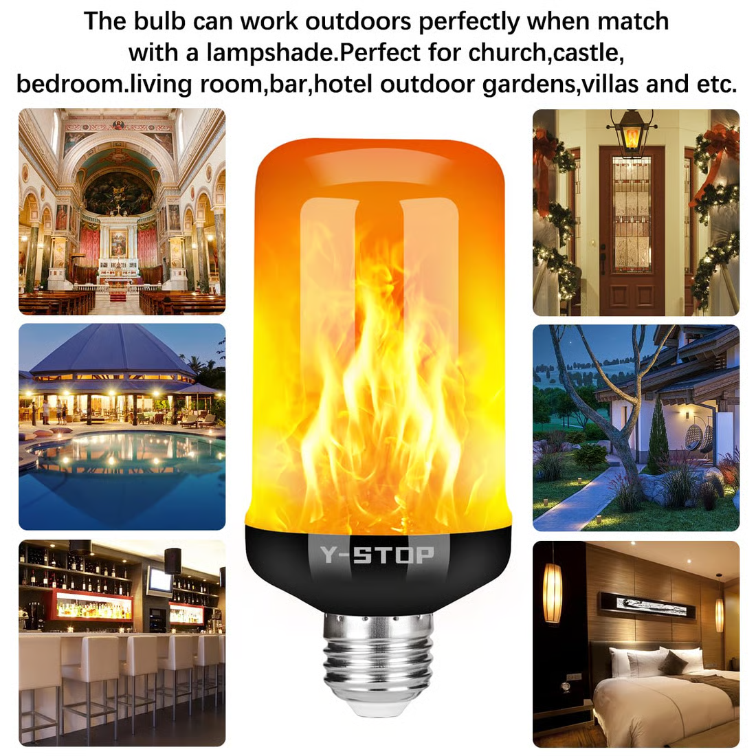 Last Day 49% OFF🔥Autumn ambiance decor LED Flame Bulb🎃