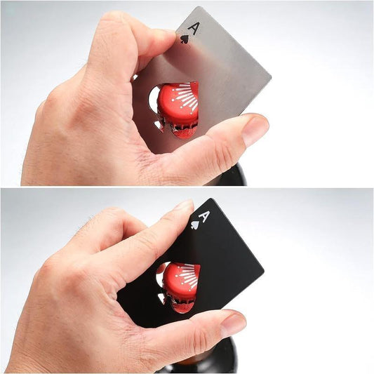 🔥Last Day 49% OFF♠️Ace of Spades Poker Card Bottle Opener
