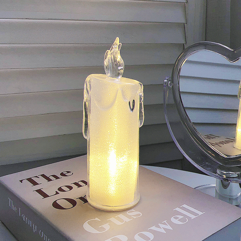 Last Day 49% OFF 🔥Christmas Decor LED Crystal Candle Lamp🎄🕯️