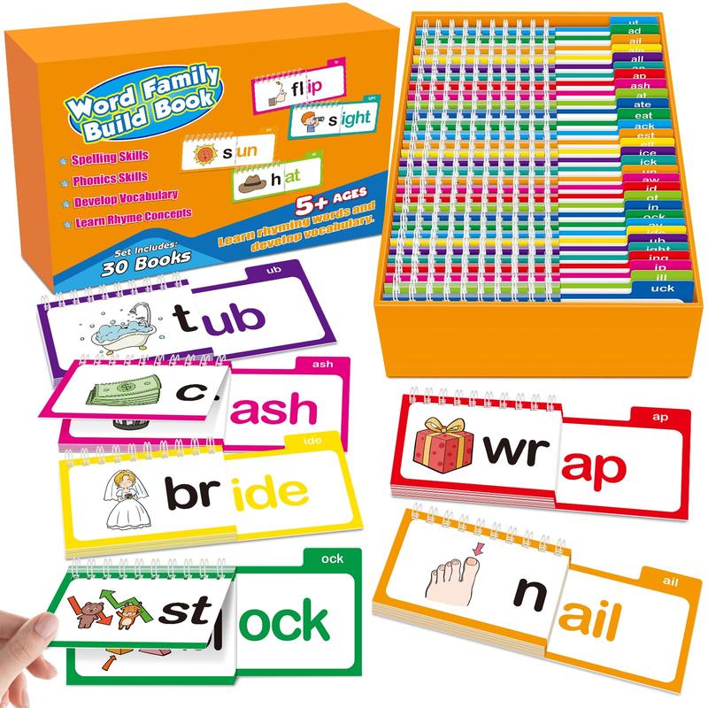π30 Read & Rhyme Flip Books β Rhyming Words, Prefixes & Word Families
