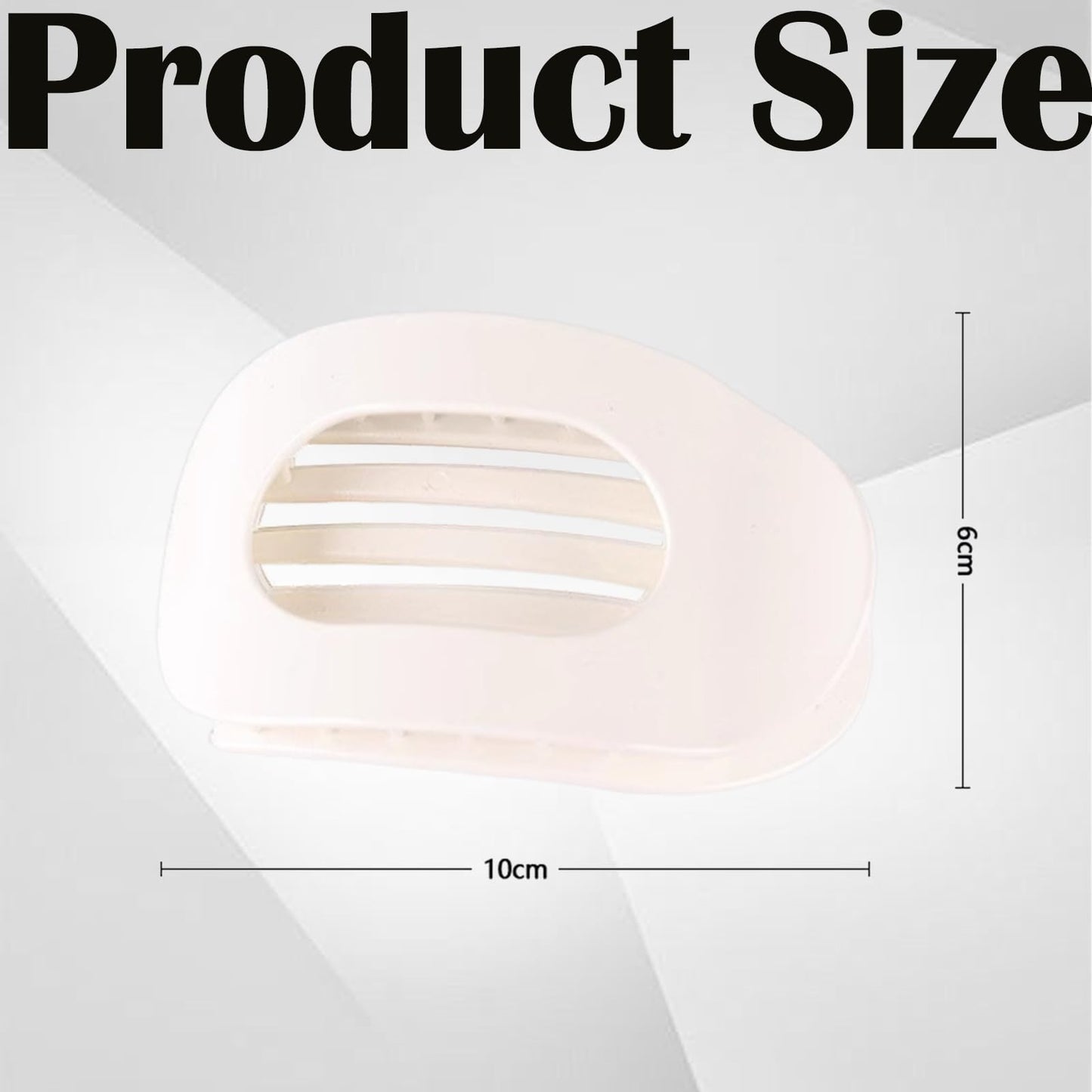 4 Pack Solid Hair Flat Clip Set