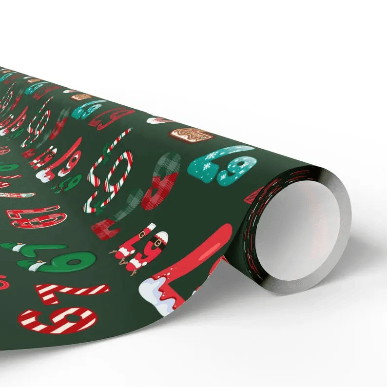 🔥LAST DAY 49% OFF🎁67 Meme Christmas Gift Wrap – Wrap Your Presents in Viral Holiday Fun 🎄Christmas Gift Wrap