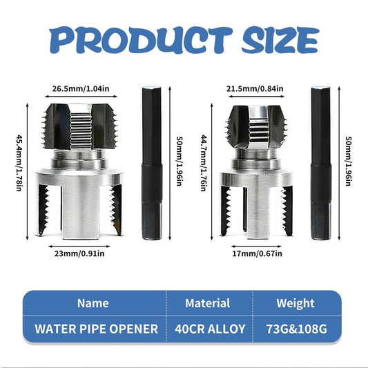 🔥 Pipe Tapping & Threading Tool — Dual-Spec Compatible | Durable & Precise